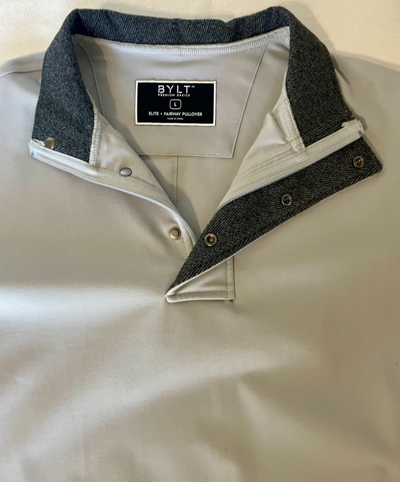 BYLT ELITE+ FAIRWAY PULLOVER - STORM (L) - NWOT gallery