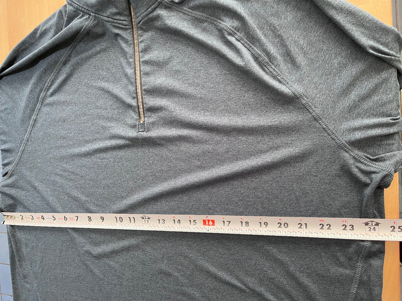 01.Algo Performance HEATHER BLUE 1/4 Zip Long Sleeve Pullover Top - Men's XXL gallery
