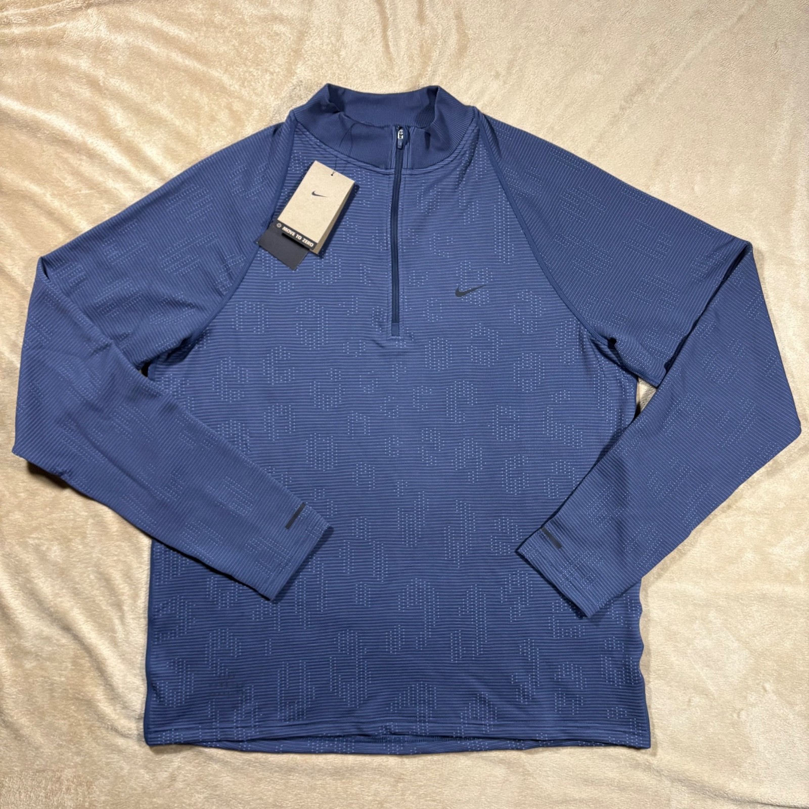 Nike Pinnacle Running Division Water Repellent Blue Top Men's Large FZ1121-437 gallery