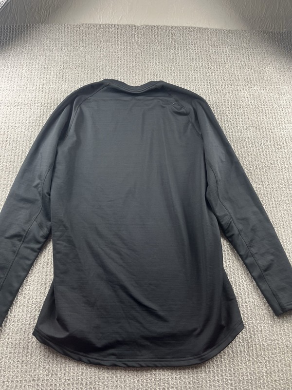 NIKE Pro Warm Base Layer Thermal Shirt Dri-FIT Long-Sleeve Black Mens Large Slim gallery