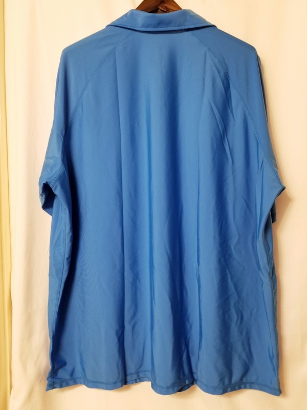 NWT UV Skinz Men's Size 3XL Certified UPF 50+ Sunwear Turquoise Nylon/Spandex gallery