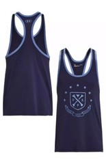 UNDER ARMOUR PROJECT ROCK GYM TANK TRAINING 1380109-410 NAVY/HUSHED BLUE LARGE