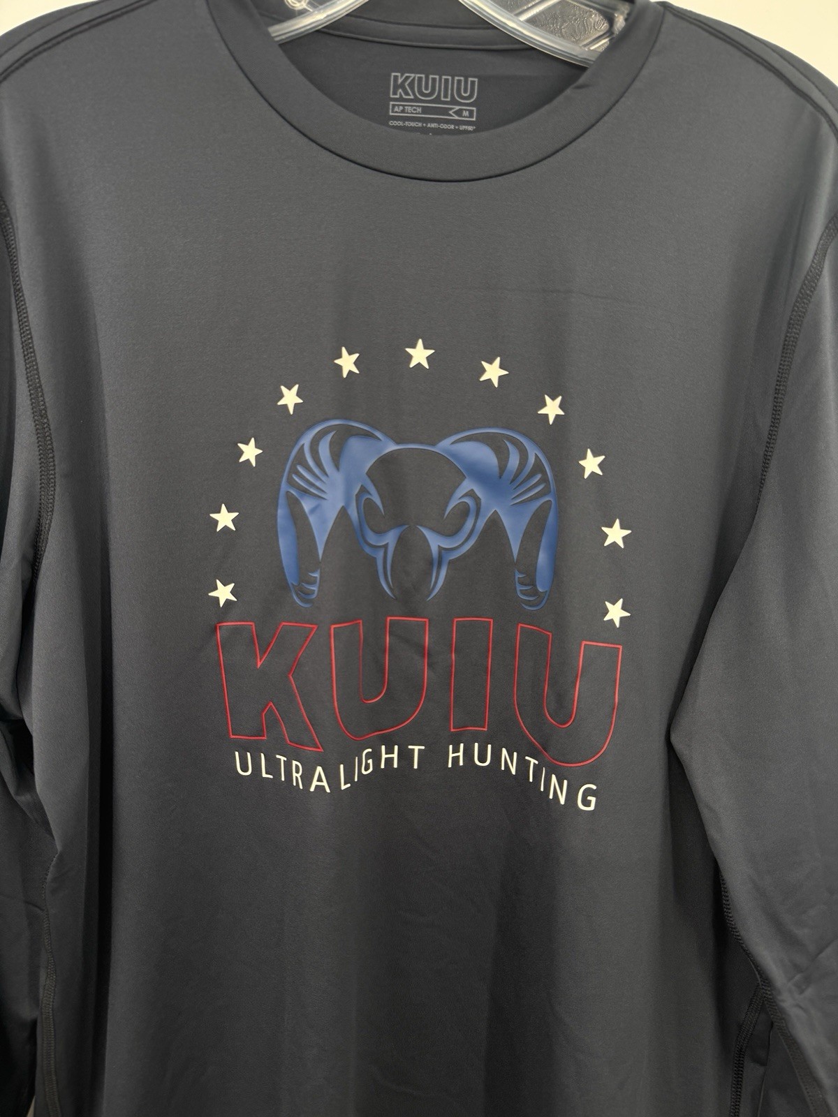 KUIU Long Sleeve Performance Shirt Men’s M Blue AP Tech Hunting Base Layer gallery