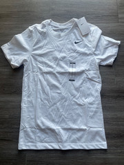 Nike Dri-FIT Men’s Training Fitness T-Shirt X-Small (White/Black) AR6029-100 NWT