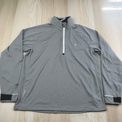 Zero Restriction Mens Gray 1/4 Zip Golf Performance Pullover Shirt Size L