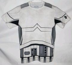 Under Armour Star Wars Stormtroopers Compression T-Shirt Gym Workout White