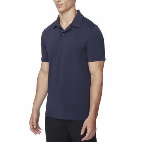 NEW 32 Degrees Men’s Performance Polo, Stormy Night Blue Medium gallery