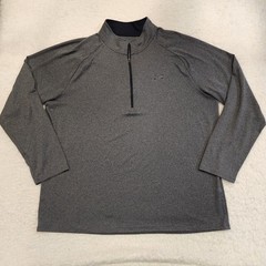 Under Armour Loose Quarter Zip Pullover Mens 2XL Gray Sports Athleisure Dad