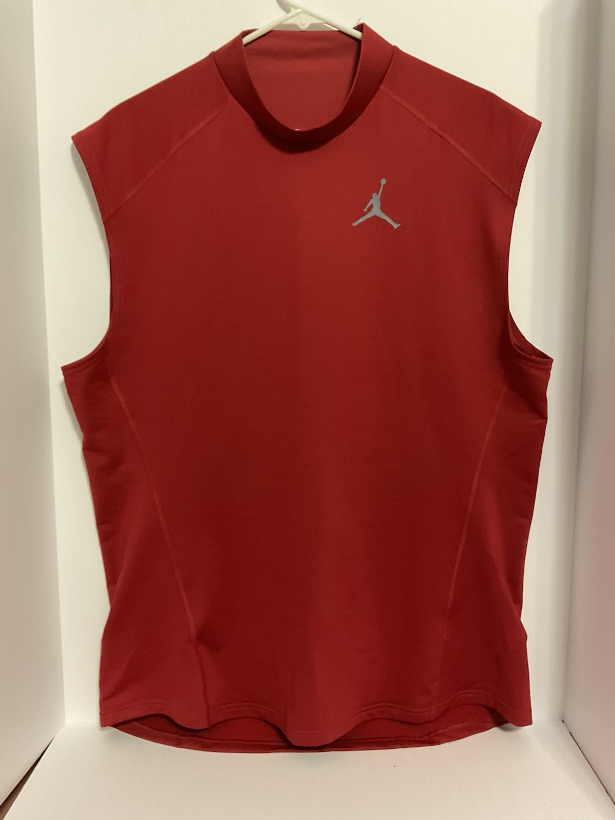 Jordan Training Dri-Fit Fitted Sleeveless Red Tank Top Men's Size M gallery