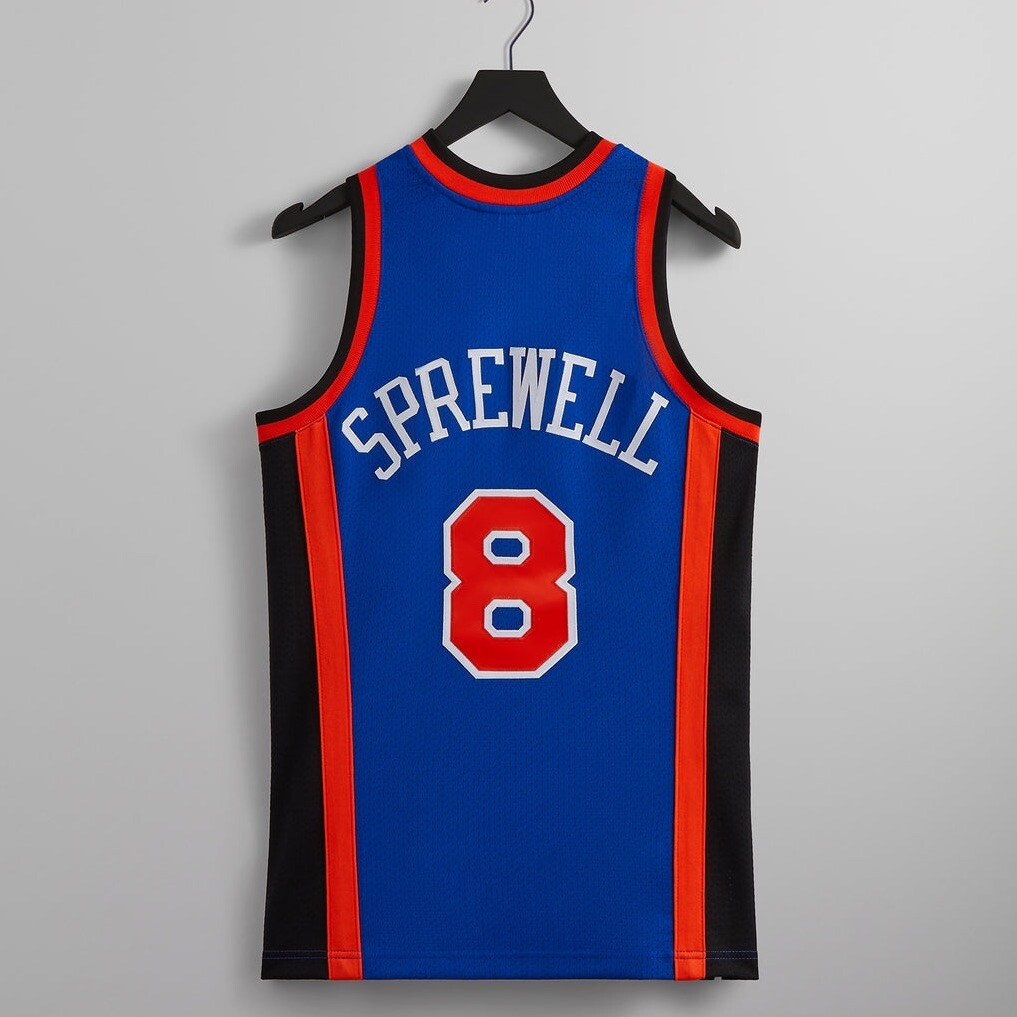 Kith and Mitchell & Ness for the New York Knicks Latrell Sprewell Jersey Size XL gallery