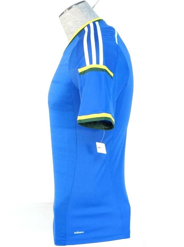 Adidas ClimaCool AdiZero Blue & White Condivo 14 Short Sleeve Jersey Men's NWT gallery