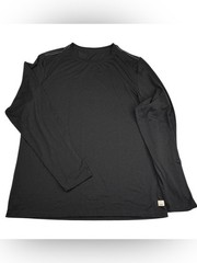 Vuori Current Tech Shirt Men’s XL Black Long Sleeve Crew Neck Stretch Tee V1003
