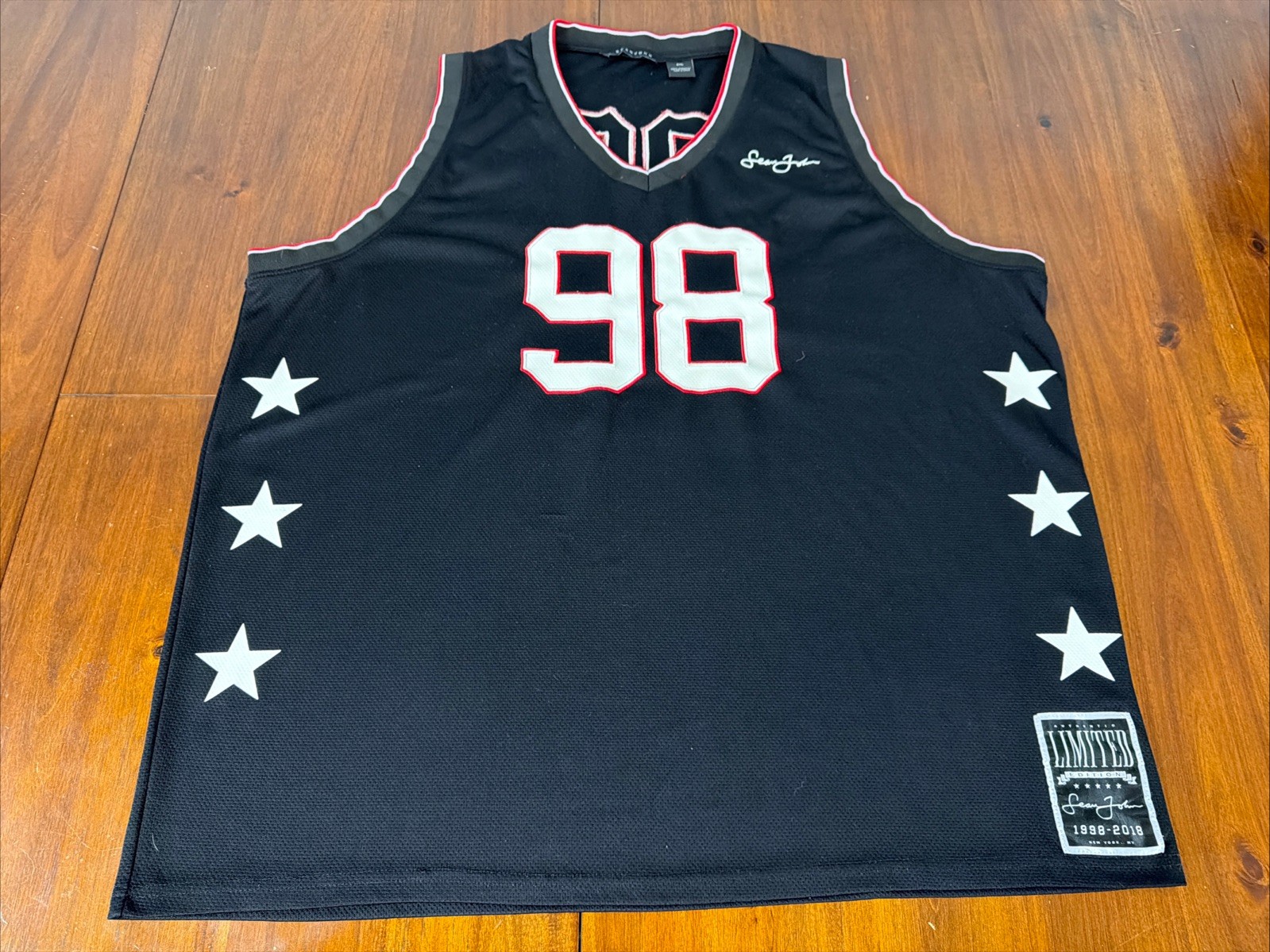Sean John 98 Limited Edition 2018 Black Basketball Jersey Size 3XL gallery