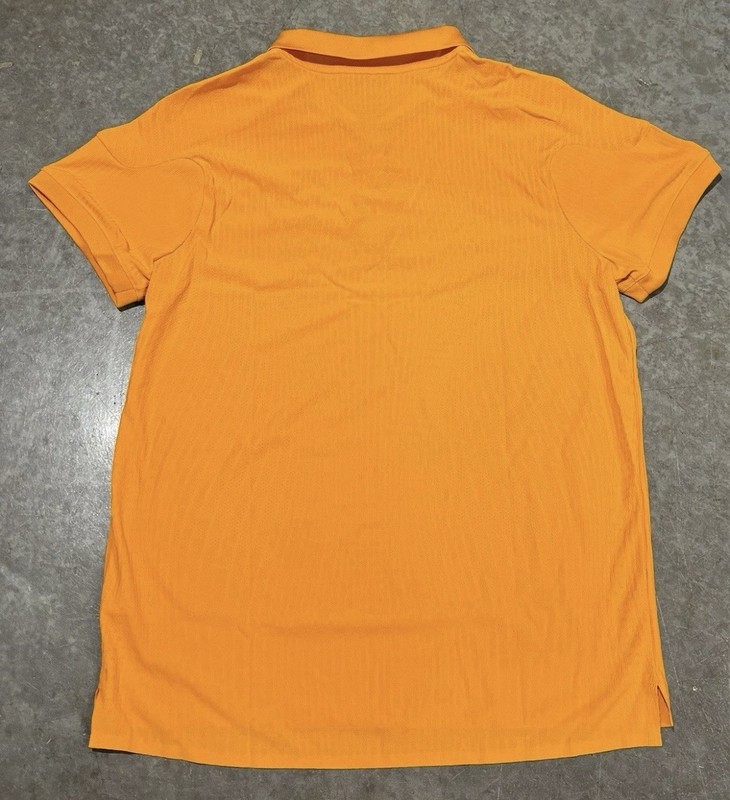Nike Court 1/4 Zip Dri-FIT Tennis Shirt Orange HQ0792-873 Men’s Size Large NEW gallery