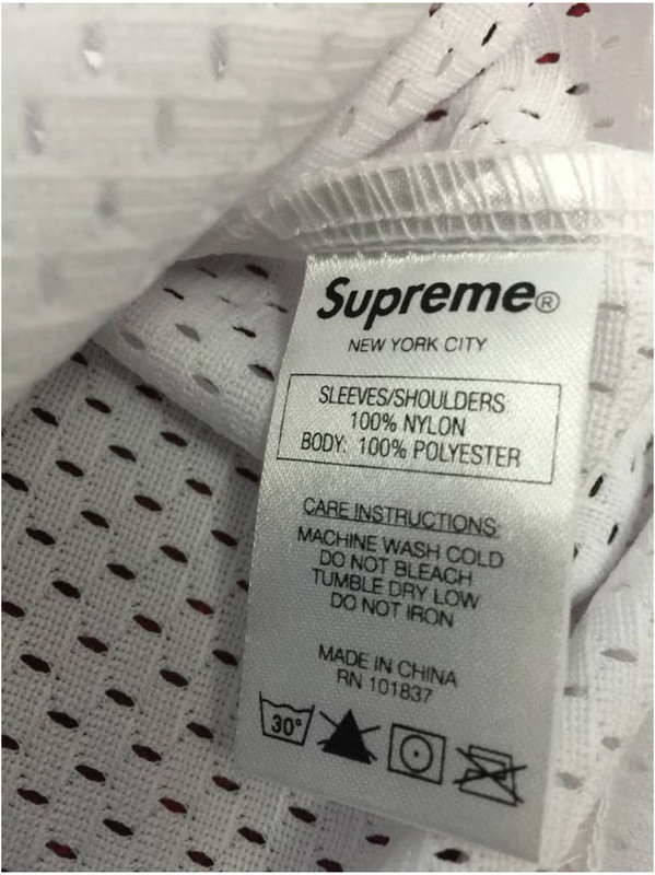 SUPREME Diamond Rib Football Top White M Box Logo camp cap kate moss F/W 13 gallery