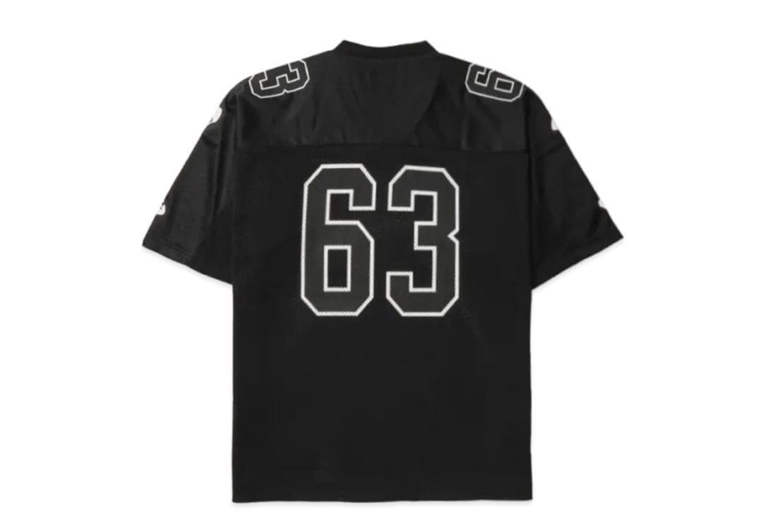 Supreme Bones Football Jersey Black Mesh Bone Motif Size XL New Unused Apparel gallery