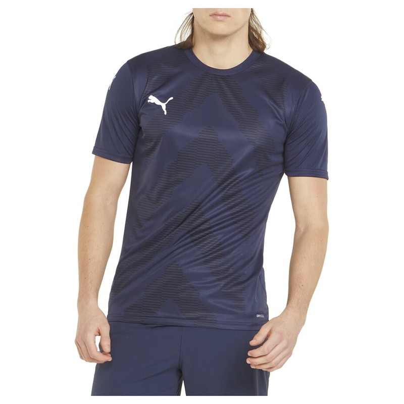PUMA Teamglory Crew Neck Short Sleeve Soccer Jersey Mens Blue 70501706 gallery