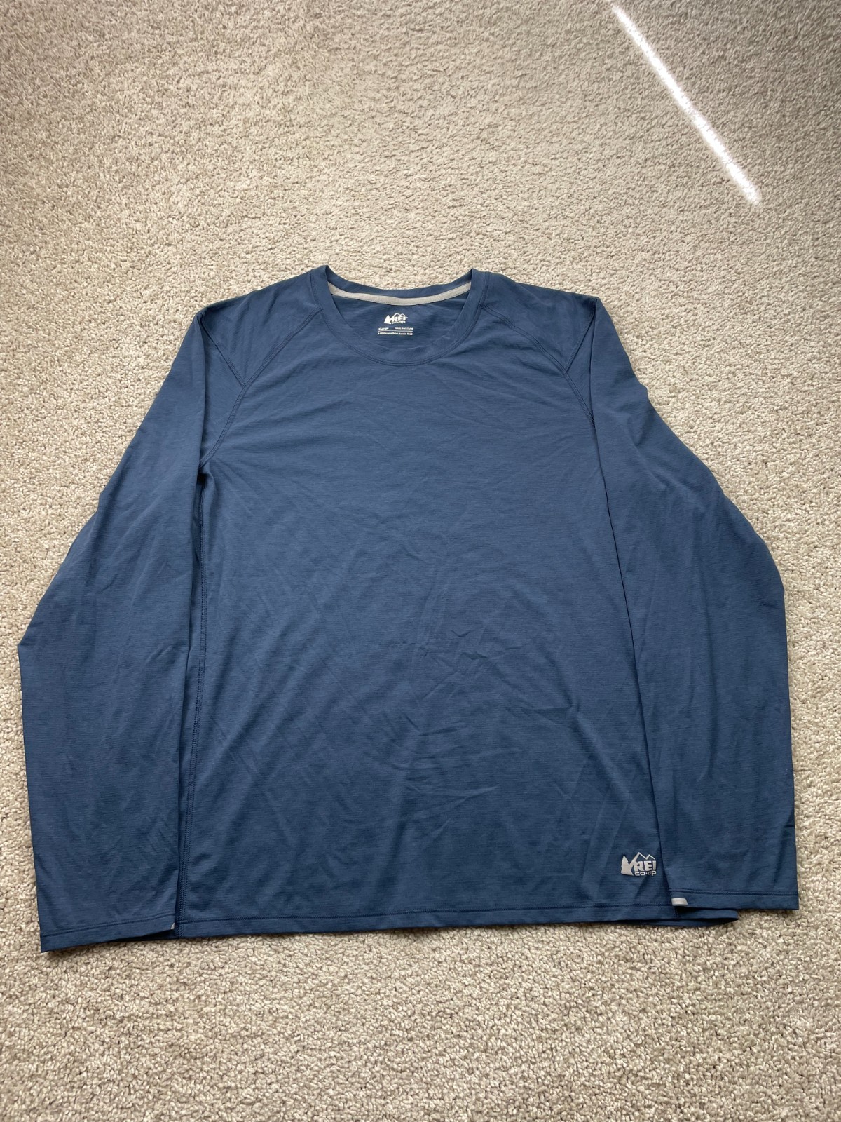 REI Co-op Sahara Shirt Mens XL Blue Long Sleeve Lightweight Performance Active gallery