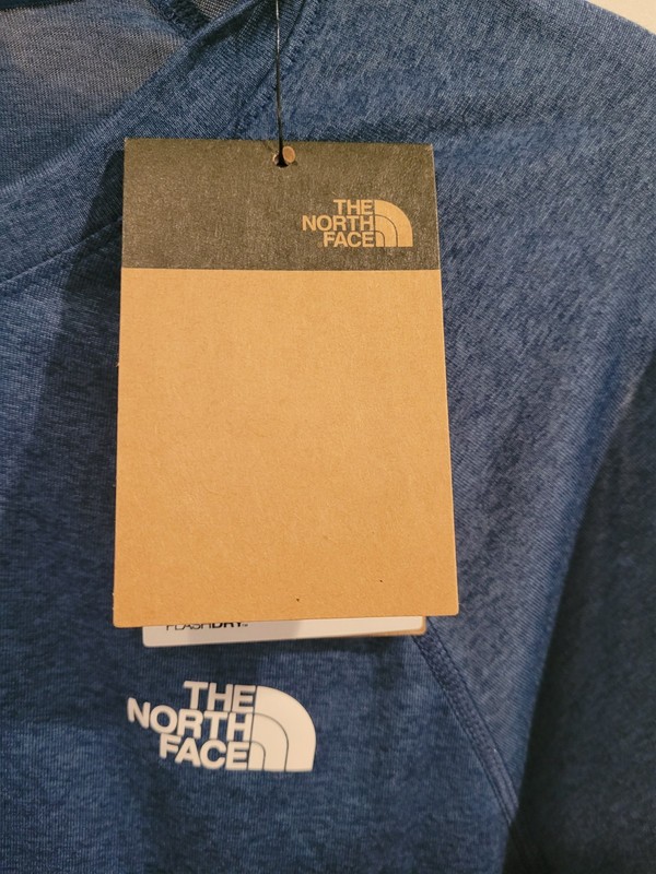 Mens North Face Flashdry Medium Blue Long Sleeve New With Tags gallery