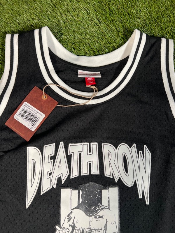 New Deaath Row Records x Mitchell & Ness 50 Years Hip Hop Basketball Jersey gallery