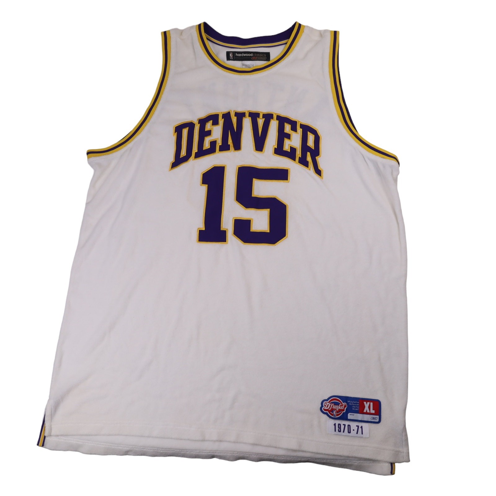 Vintage Reebok Hardwood Classics Denver Nuggets #15 Carmelo Anthony XL Jersey gallery