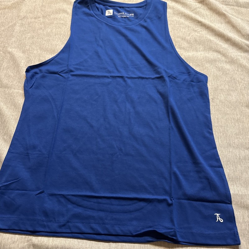 Tailored Athlete Basic Training Vest In Cobalt Blue Large gallery