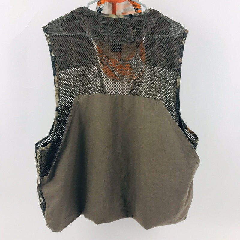 New XL/2XL Mossy Oak Dove Vest & Used Orange Baseball Cap Lined Game Bag Bird gallery