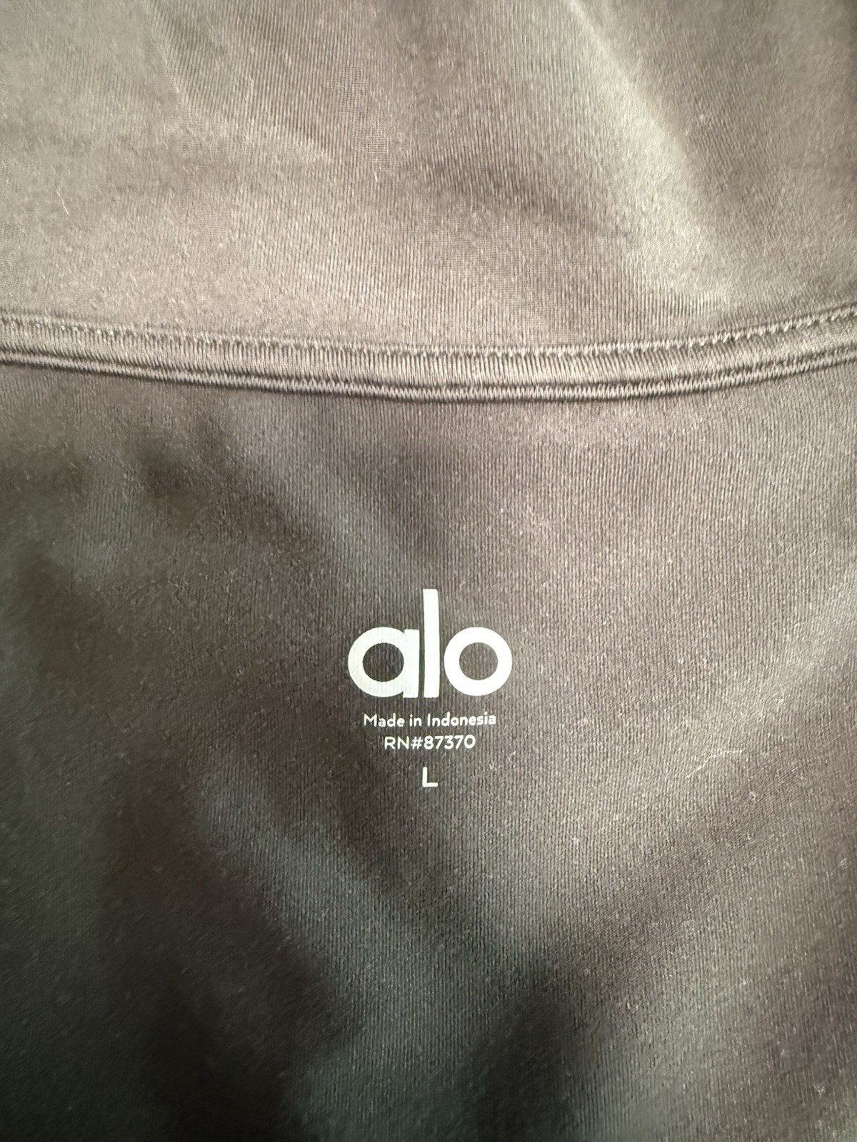 Alo Yoga Conquer 1/4 Zip Reform Long Sleeve Olive Green Mens Large gallery