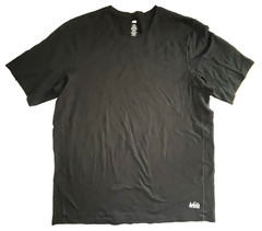 REI Co-op MERINO WOOL T-Shirt Men’s L Hike SHORT SLEEVE BLACK Ski Mid Layer EUC