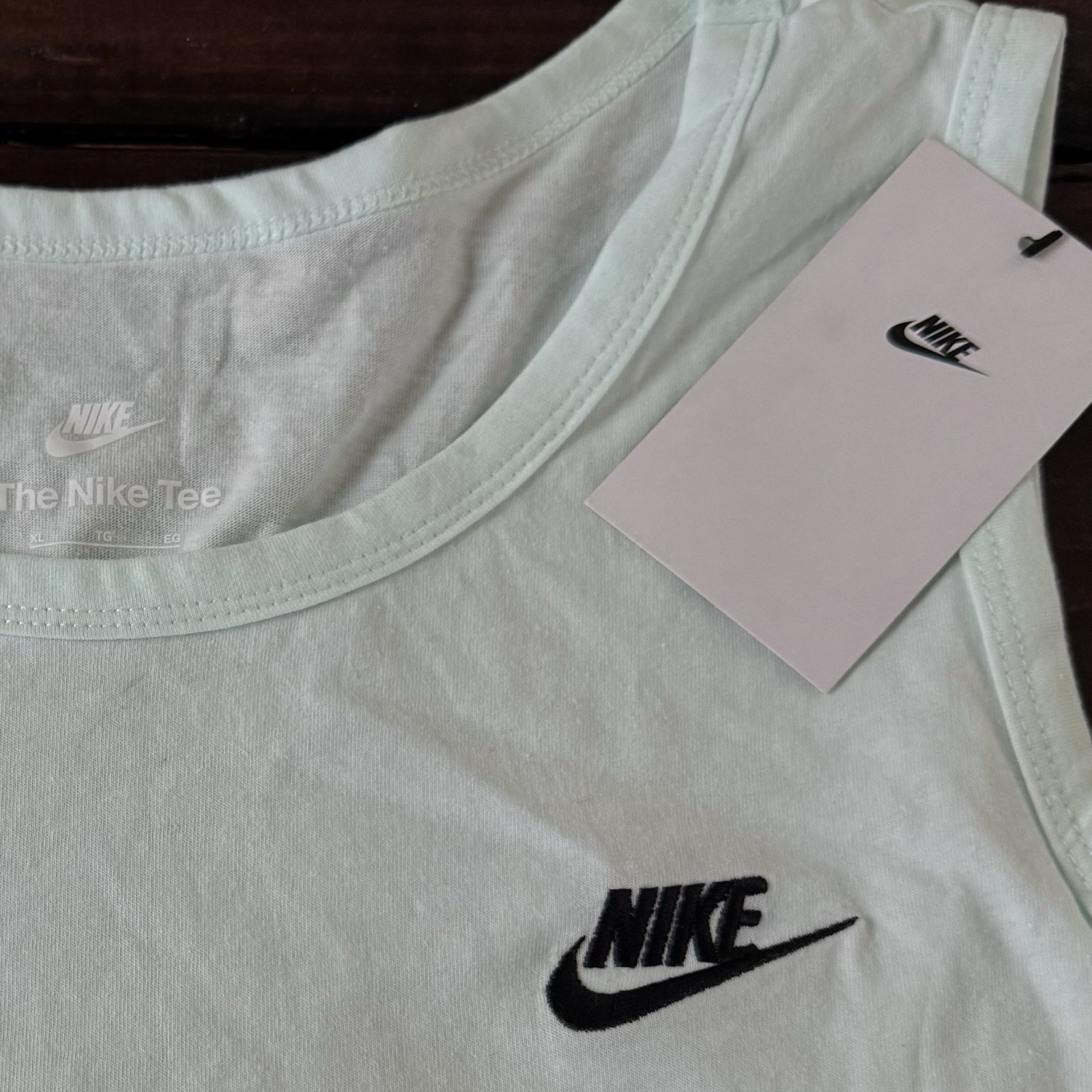 Nike Sportswear Club Tank Top Barely Green Mint Sz XL Men's BQ1260-394 gallery