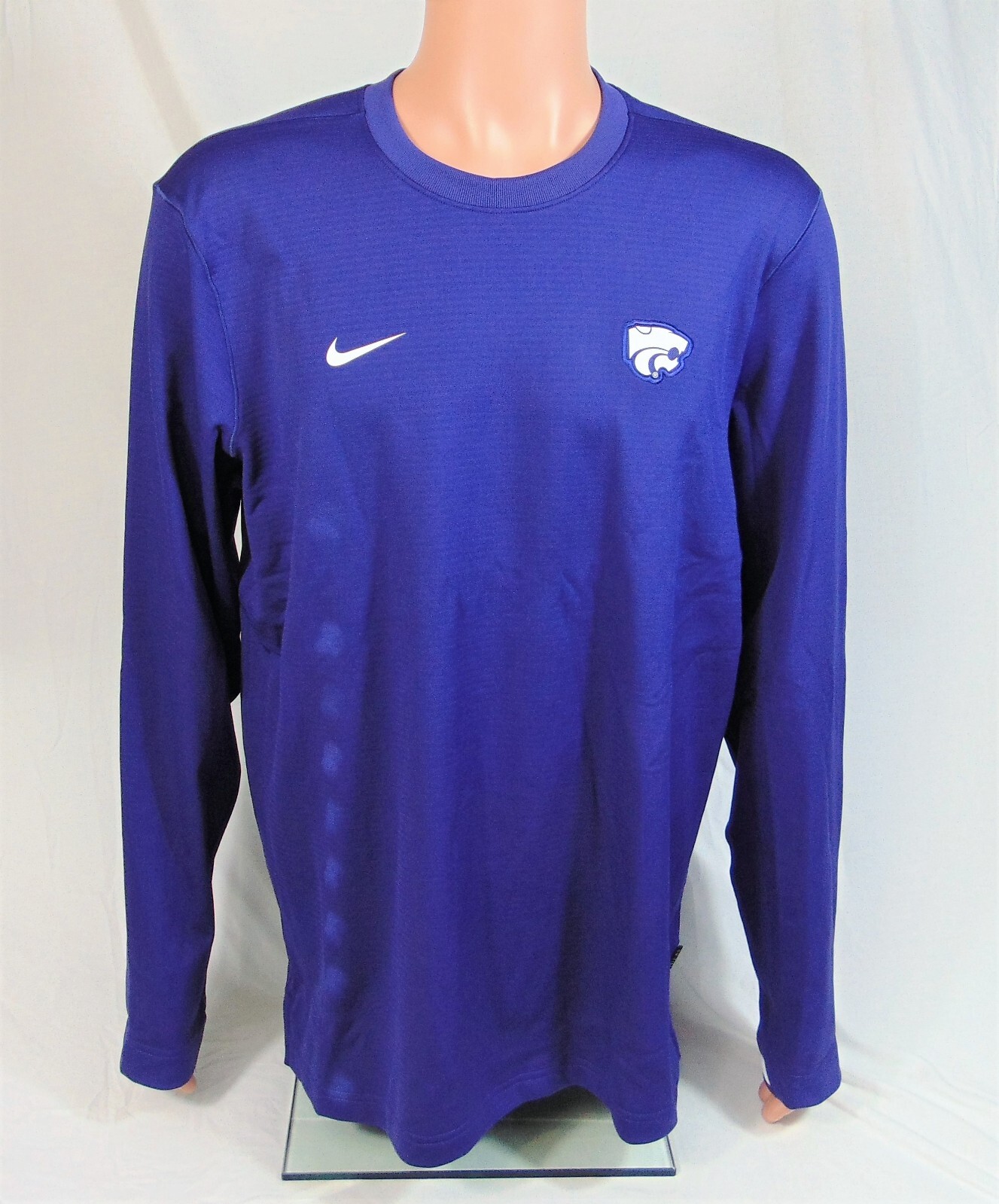 Nike Kansas State Wildcats On Field Purple Sweatshirt Sz XXL NEW CQ5050 566 RARE gallery
