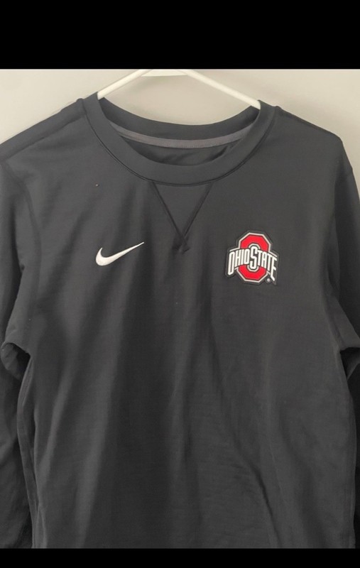 Nike Ohio State Long Sleeve Black Men's Pullover T-Shirt Size S gallery
