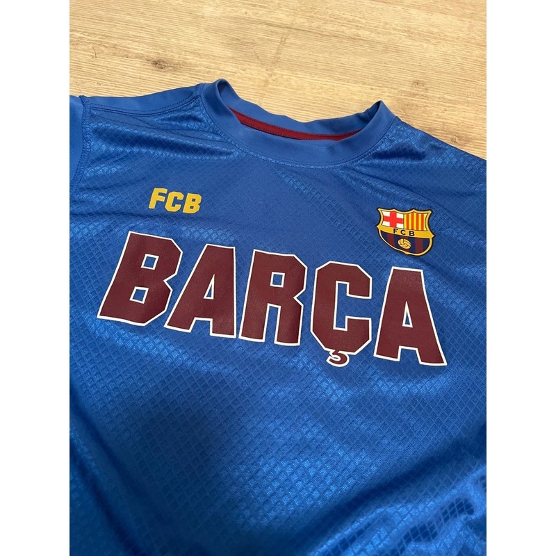 FC Barcelona Barca Official Merchandise Soccer Training Jersey Blue Mens Medium gallery