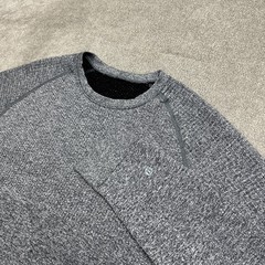 Lululemon Sweater Mens Large Gray Engineered Warmth Crew Neck Sweatshirt Wool