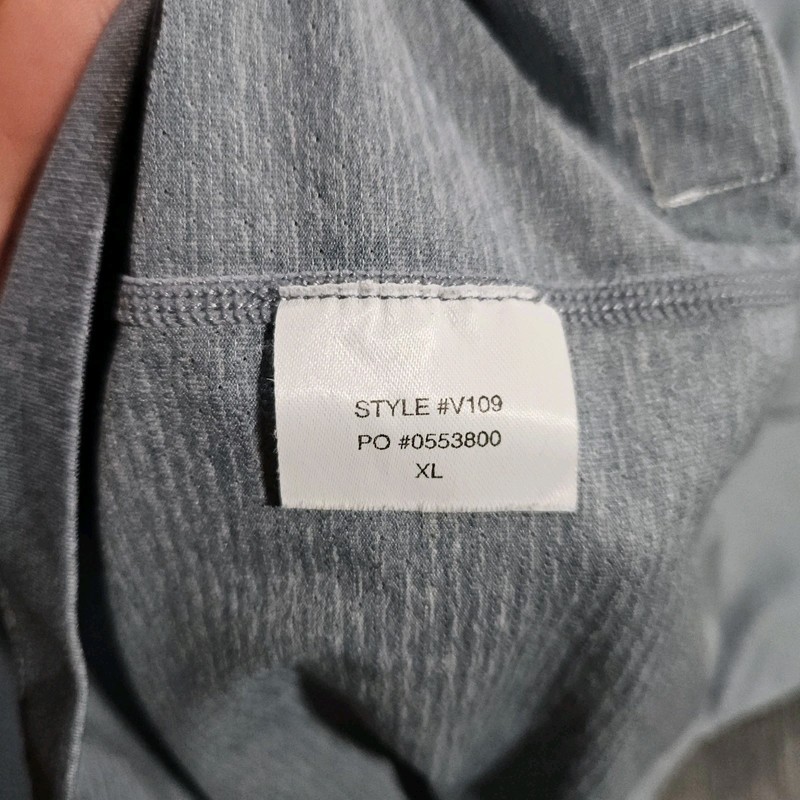Vuori Tradewind Performance Tee Men XL Blue Stretch Pocket UPF Quick Dry Light gallery