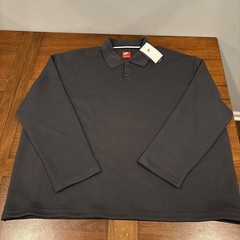 Nike Tech Fleece Reimagined Polo Men’s Anthracite Gray FZ7570-060 Size L