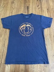 Mens Large Yeti Coolers Bear Proof Size Short Sleeve T-Shirt