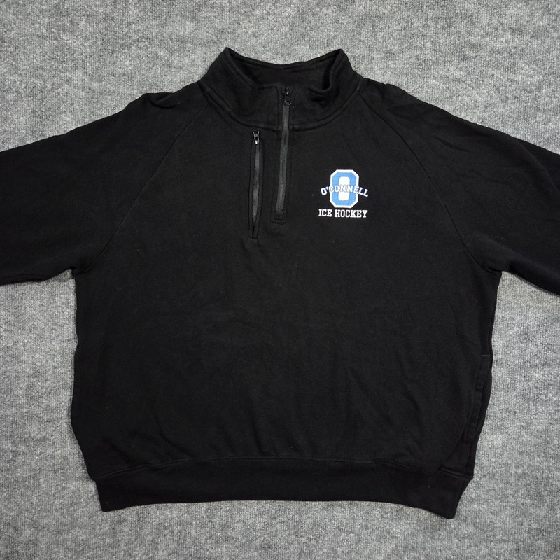 Bishop O'Connell Pullover Mens L Ice Hockey Knights Arlington Virginia 1/4 Zip gallery