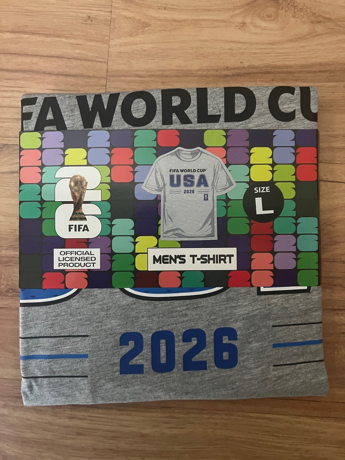 Official FIF Soccer World Cup 2026 T-Shirt with USA letters - Large gallery