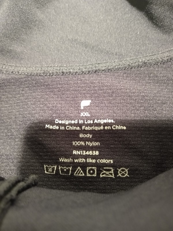 Fabletics Training Day 1/4 Zip Long Sleeve Men's Size XXL Navy Blue Stretch gallery