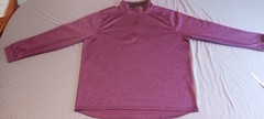 Under Armour ColdGear Mens 1/4 Zip Pullover 3XL Maroon Heather Fleece Lined
