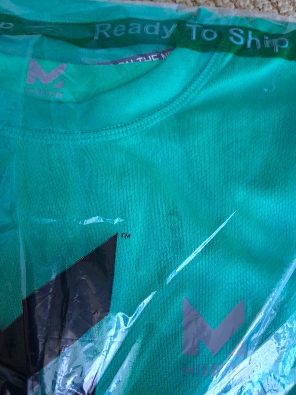 MISSION 'VaporActive Alpha' Training T-Shirt Men's S Fitness / Workout Green NWT gallery