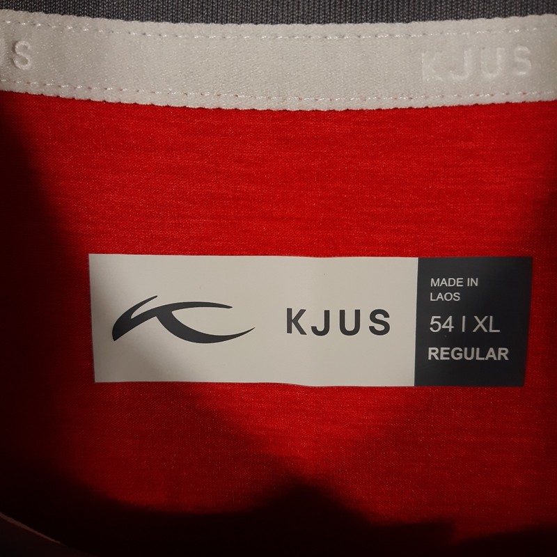 KJUS Golf Polo Shirt Mens XL I 54 Activewear Performance Red gallery