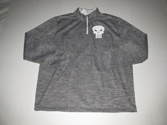 Marvel Mad Engine The Punisher 1/4 Zip Sweatshirt Size Large