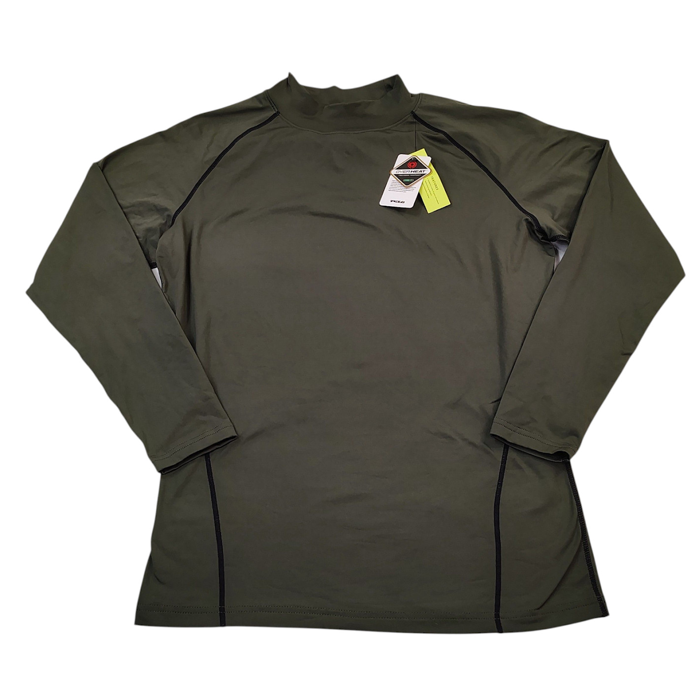 TSLA Compression Athletic Shirt - TESLA - Men Large - Green, Hyper-Dri Overheat gallery
