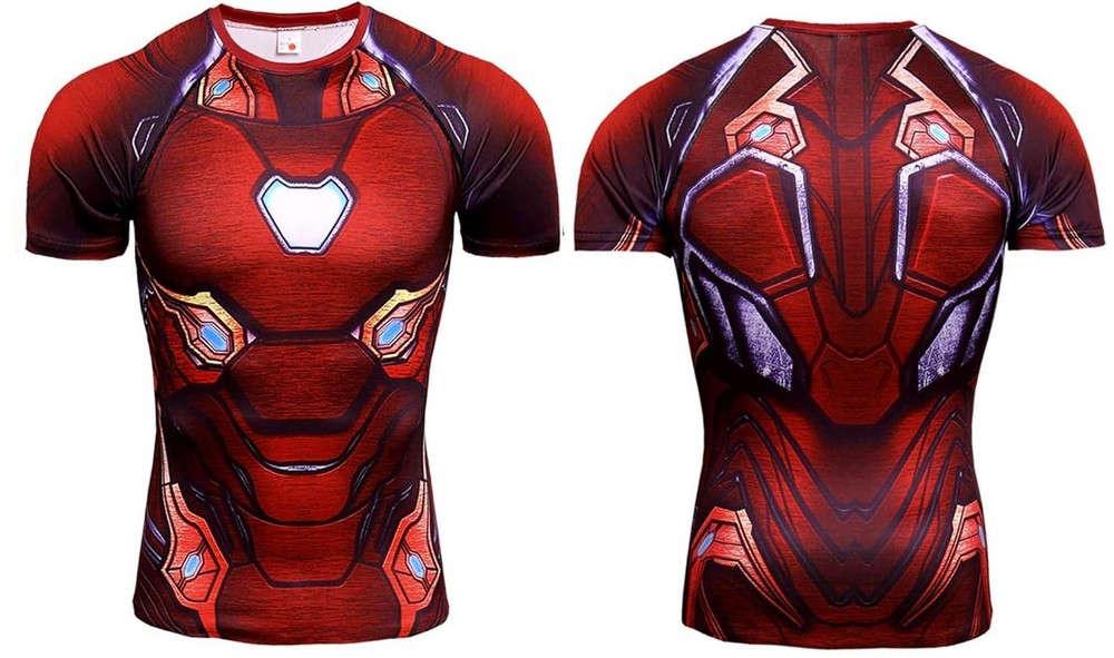 Iron Man Men's Compression Shirt Size 2XL BRAND NEW