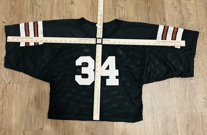 Vintage BIKE Jersey Mens SM Black #34 Mesh Football Practice Scrimmage USA gallery