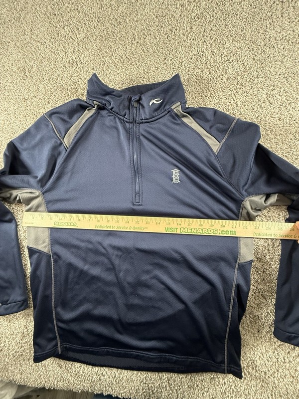 KJUS Golf Hydraulic Half Zip Performance Pullover Mens 54 XL Slate Blue gallery
