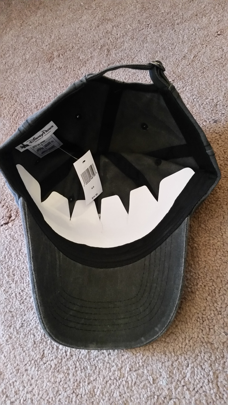 Disney Parks Fast Pass to Friday Please Hat Baseball Cap Faded Black Adult OS gallery