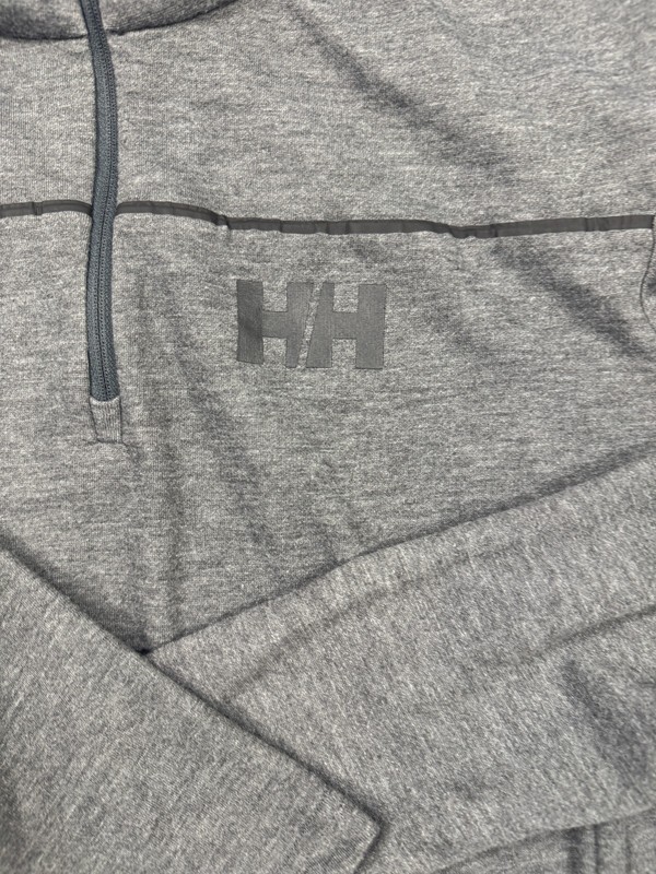 Helly Hansen Men's Pullover Size Large Heather Gray Midlayers 1/2 Zip gallery